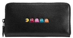 Pacmanと夢のコラボ キュートなレザー長財布 コーチ Coach F コーチ パックマン コラボ レザー アコーディオン ジップアラウンド ブランドバッグ 財布のレビュー 価格比較